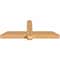 Ekena Millwork Eugene Smooth Timber Gable Bracket, Western Red Cedar, 60"W x 22"H x 5 1/2"D x 5 1/2"F, 9/12 Pitch GBW060X22X0606EUG00SWR - alternate 3